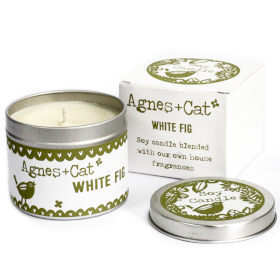 6x Velas en Lata 200ml - White Fig