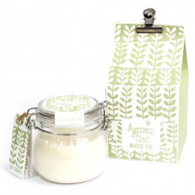 4x Velas en Tarro de Vidrio - White Fig