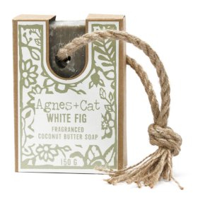 6x Jabón con cuerda - White Fig